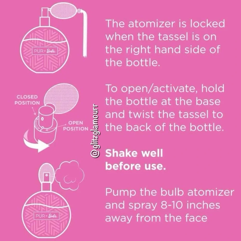 ✨💗PÜR X Barbie Lit Mist Signature Illuminating Setting Spray💗✨